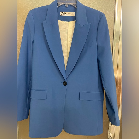 Zara Royal Blue Women’s Blazer. X Small. - Picture 1 of 5